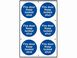 Scan Fire Door Keep Locked Shut - PVC 200 x 300mm
