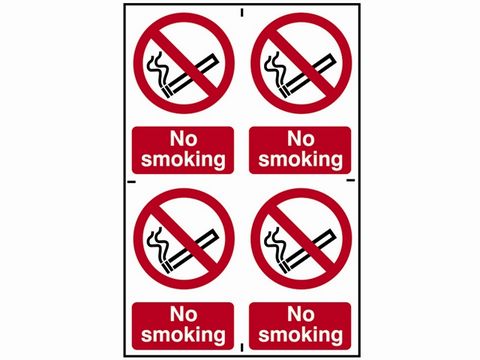 Scan No Smoking - PVC 200 x 300mm