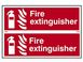 Scan Fire Extinguisher - PVC 300 x 200mm