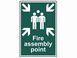Scan Fire Assembly Point - PVC 200 x 300mm