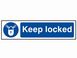 Scan Keep Locked - PVC 200 x 50mm