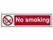 Scan No Smoking - PVC 200 x 50mm