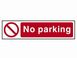 Scan No Parking - PVC 200 x 50mm