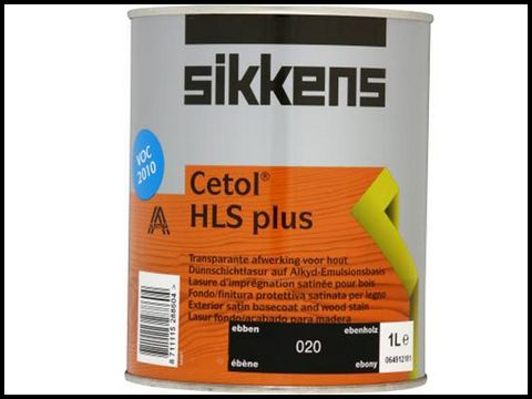Sikkens Cetol HLS Plus Translucent Woodstain Ebony 1 Litre