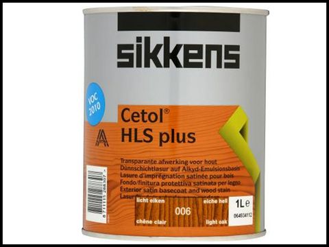 Sikkens Cetol HLS Plus Translucent Woodstain Light Oak 1 Litre