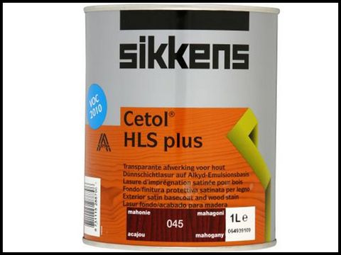 Sikkens Cetol HLS Plus Translucent Woodstain Mahogany 1 Litre