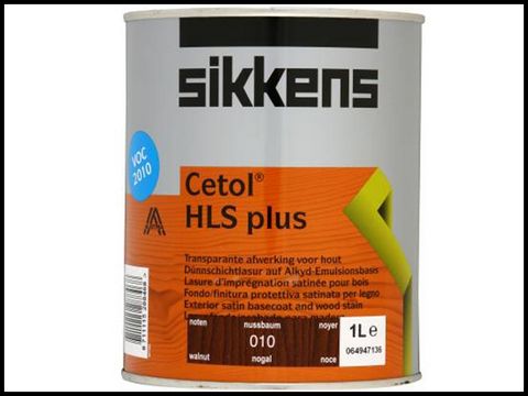 Sikkens Cetol HLS Plus Translucent Woodstain Walnut 1 Litre