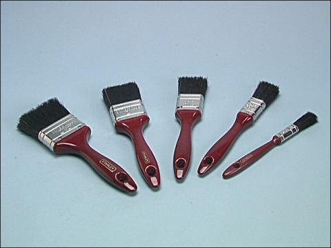 Stanley Decor Paint Brush Set of 5 - 12, 25, 37, 50 + 62mm