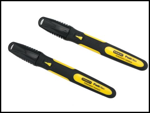 Stanley Black Fine Tip Markers (2)
