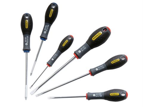 Stanley FatMax Screwdriver Set  Parallel / Flared / Pozi 6 Piece