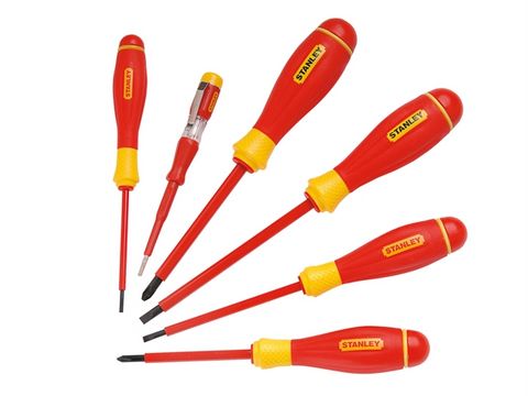 Stanley FatMax Scewdriver Set Insulated  Phillips & Parallell 6 Piece