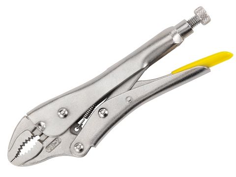 Stanley Locking Pliers 225mm Curved Jaw