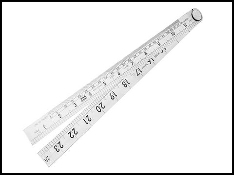 Stanley 60R Line of Chords Rule 60cm
