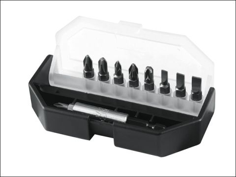 Stanley Insert Bit Set Slotted/ Phillips/ Pozidriv 10 Piece
