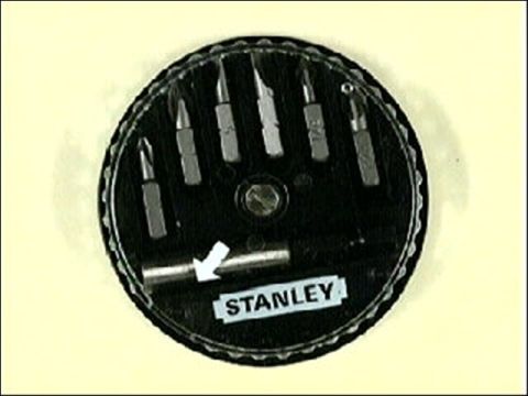 Stanley Insert Bit Set Phillips/Slotted/Pozidriv 7 Piece
