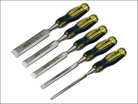Stanley FatMax Thru Tang Chisel 5 Piece Set 6, 12, 18, 25 and 32mm
