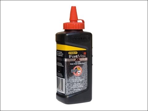 Stanley FatMax XL Square Bottle Chalk Refill 225 Grms Red