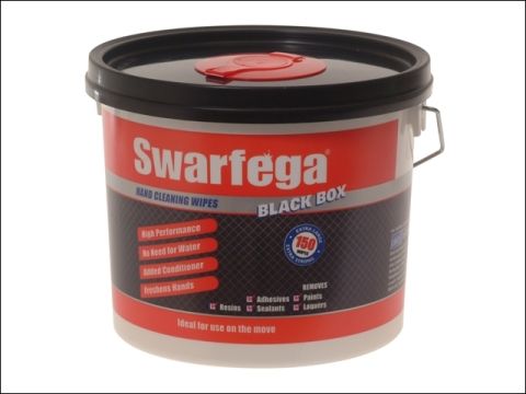 Swarfega Black Box Heavy-Duty Trade Hand Wipes (150)