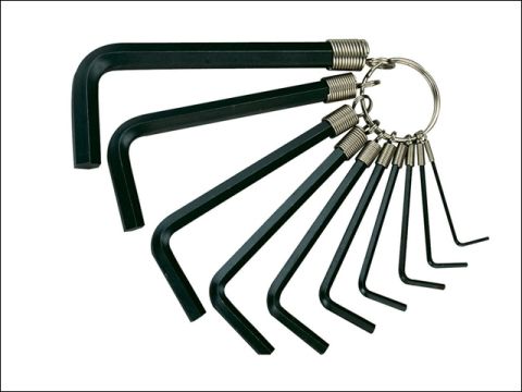 Teng Hex Key Set 10 on Ring Imperial (1/16-3/8in)