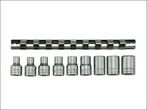 Teng M1210 Socket Clip Rail TX-E 9 Piece 1/2in Drive