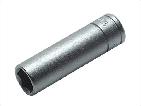 Teng Deep Socket Hex 6 Point Regular 1/4in Drive 8mm