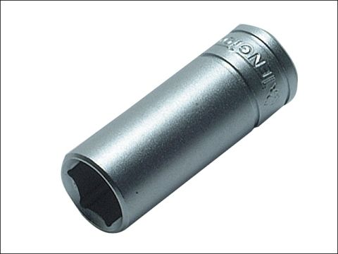 Teng Deep Socket Hex 6 Point Regular 3/8in Drive 8mm