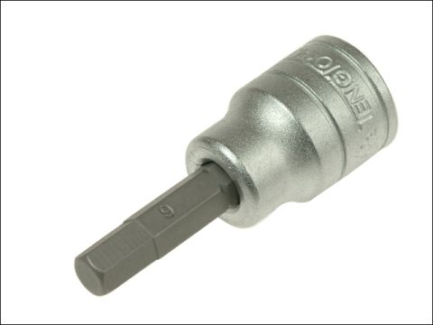 Teng S2 Hex Socket Bit 3/8in Drive 6mm
