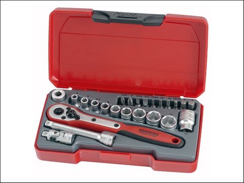 Teng T1424 Socket Set Metric 24 Piece 1/4in Drive