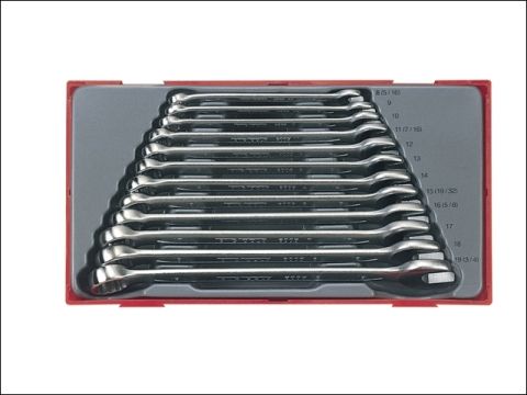 Teng TT1236 12 Piece Metric Comb Spanner Set