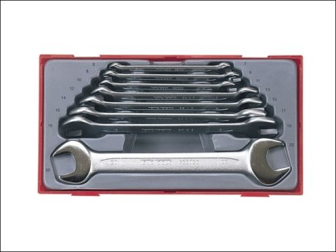 Teng TT6208 8 Piece Metric Open End Spanner Set