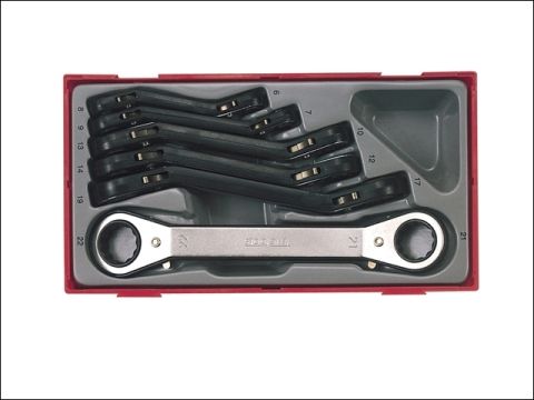 Teng TTRORS 6 Piece Metric Ratchet Ring Spanners