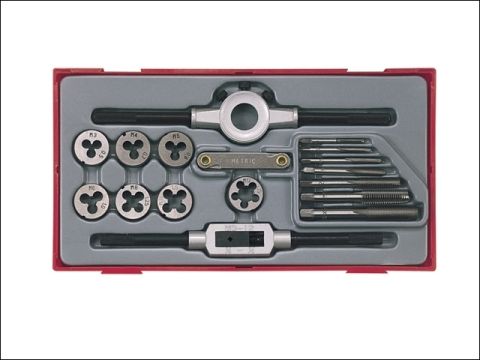 Teng TTTD17 17 Piece Rethreading Tap & Die Set