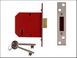 UNION 2101 5 Lever Mortice Deadlock Satin Chrome Finish 77.5mm 3in Box