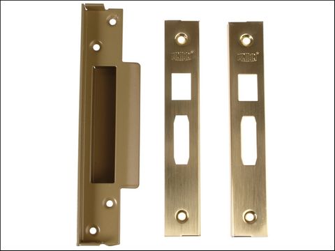 UNION Strongbolt 2200 Mortice Sash Lock Rebate Kit 13mm Satin Brass Box