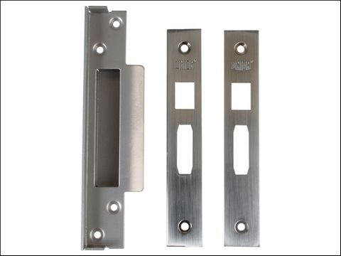 UNION Strongbolt 2200 Mortice Sash Lock Rebate Kit 13mm Satin Chrome Box