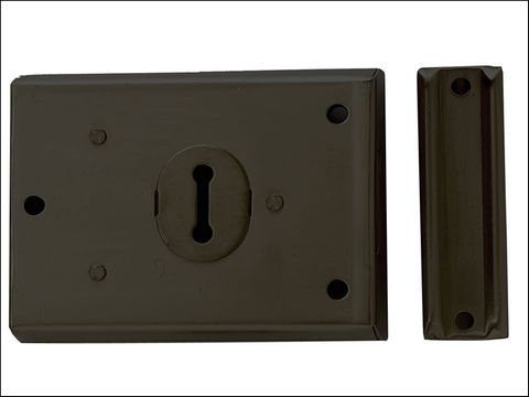 Yale Locks P402 Rimlock Grey Finish 102 x 76mm