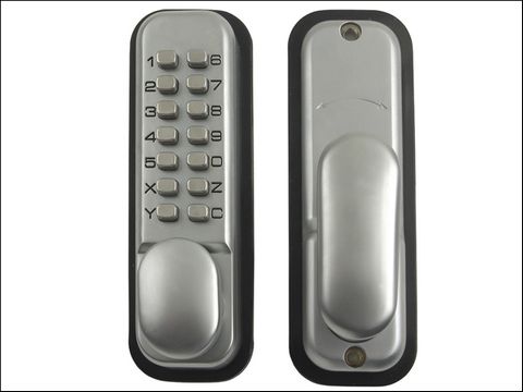 Yale Locks PDL02SC Push Button Door Lock Chrome Finish