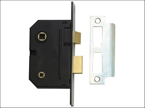 Yale Locks PM236 Bathroom 2 Lever Sash Lock 67mm 2.5in Polished Brass