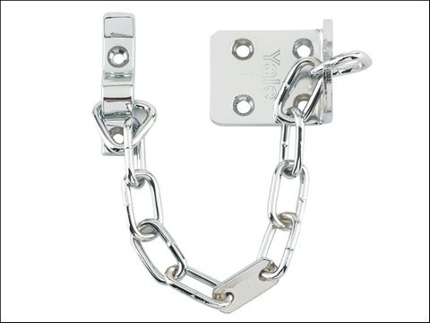 Yale Locks WS6 Security Door Chain - Satin Chrome Finish