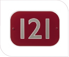 MAC5 Acrylic Rectangle House Number Sign