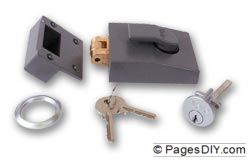 Yale 81 Satin Chrome Cyl - Dark Metallic Grey Case - B-81-DMG-SC-60