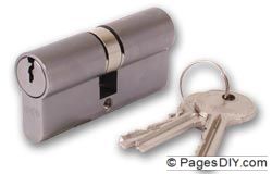 Union 2x18 Satin Chrome Euro Profile Double Cylinder - J-2x18SC-AA