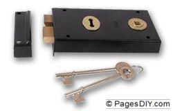 Union 1448 Rim Lock - J-1448-BJ