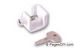 ERA 825-12 White Transom Window Lock