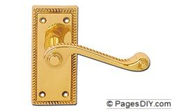 Asec Georgian Lever Furniture - Brass