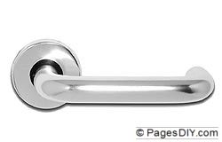 Asec Round Bar Lever Handles Aluminium