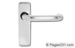 Asec Round Bar Lever Aluminium Lock Furniture