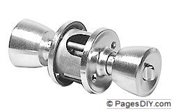 Weiser Beverley Door Knob Set (Privacy) Satin Chrome - NA330B26D SC