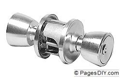 Weiser Beverley Door Knob Set (Entrance) Satin Chrome - NA530B26D SC