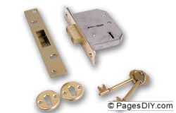 ERA 301 Viscount 76mm 5 Lever Deadlock Brass